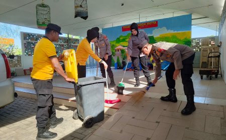 Sambut Hari Bhayangkara ke-80, Polres Malang Bersih-Bersih Vihara di Lawang sebagai Wujud Kepedulian, Toleransi, dan Pengabdian kepada Masyarakat