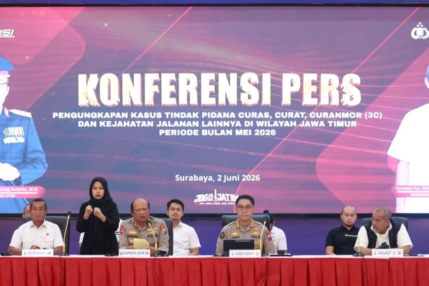 Polda Jatim Amankan Ratusan Pelaku dalam Pengungkapan 320 Kasus Kriminalitas